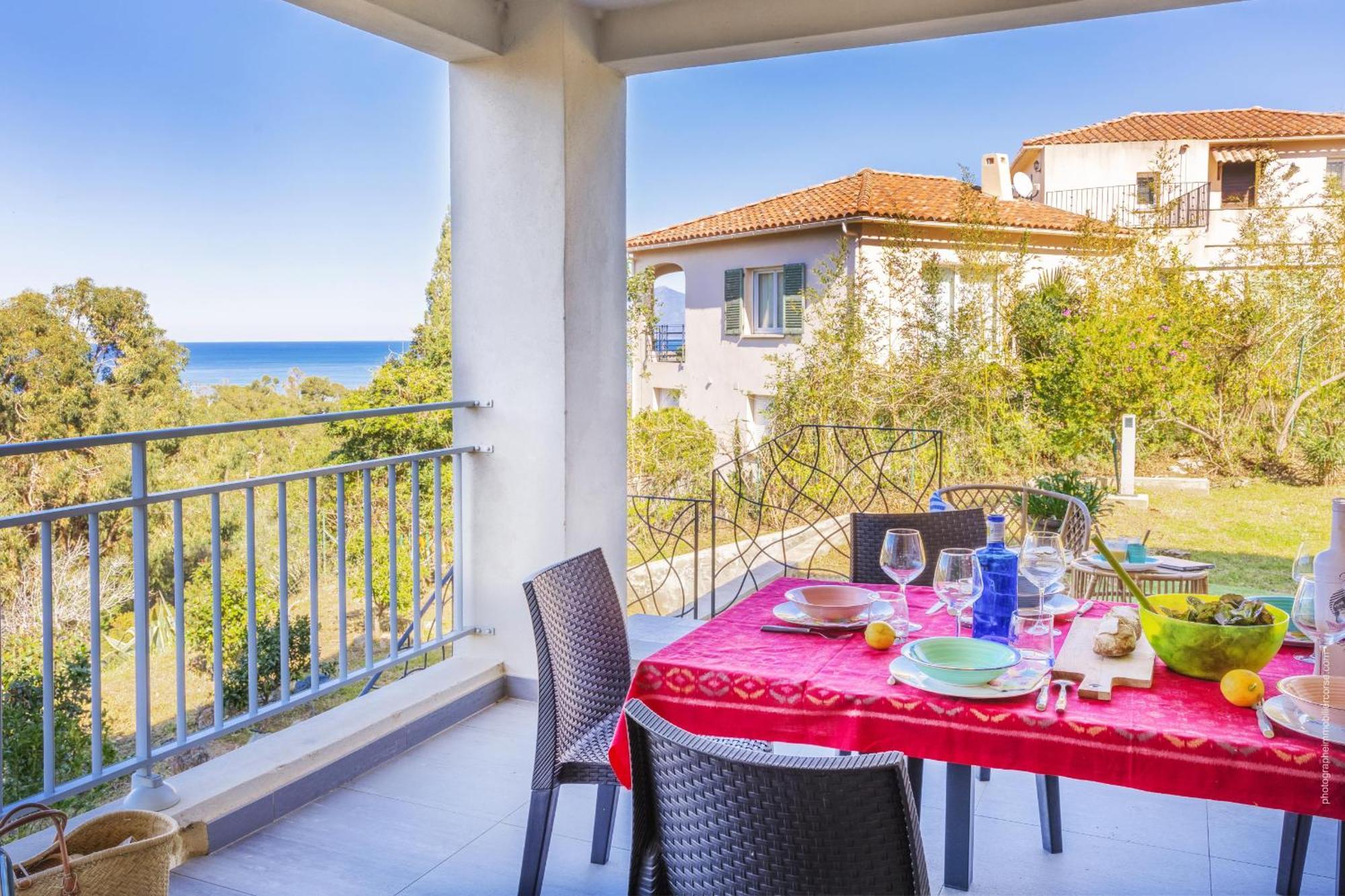 Appartement Vue Mer Fromontica Saint-Florent  Eksteriør billede
